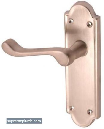 Ashton Lever Latch Polished Satin Nickel